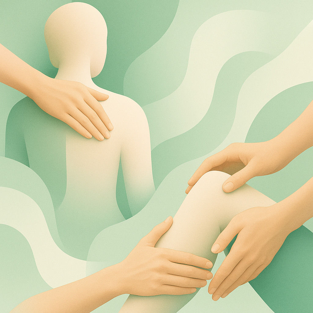 Foto ilustrativa de terapia manual